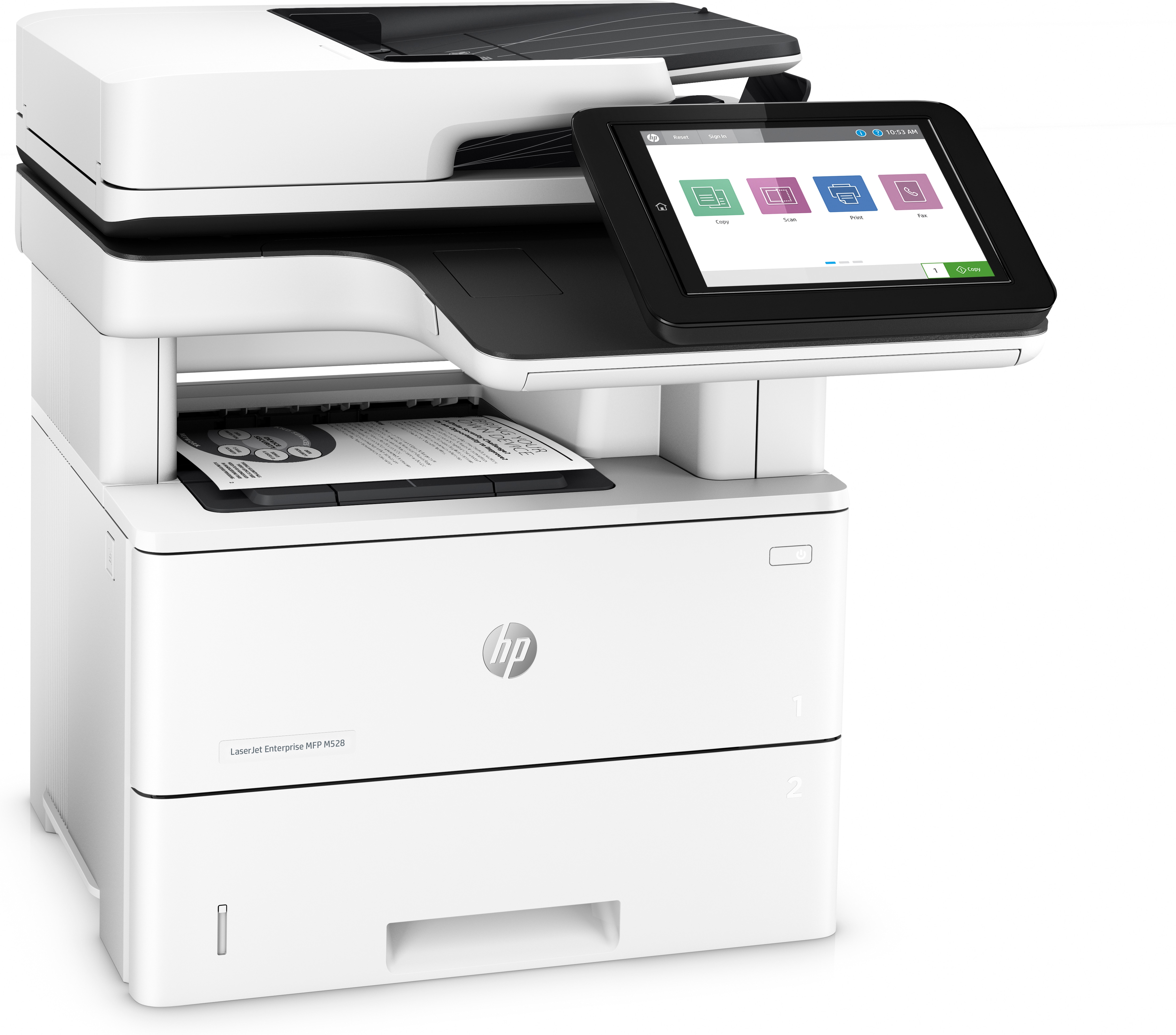 HP LaserJet Enterprise MFP M528dn MFP Mono laser A4 43ppm Copy 43ppm Print 650sheets USB LAN