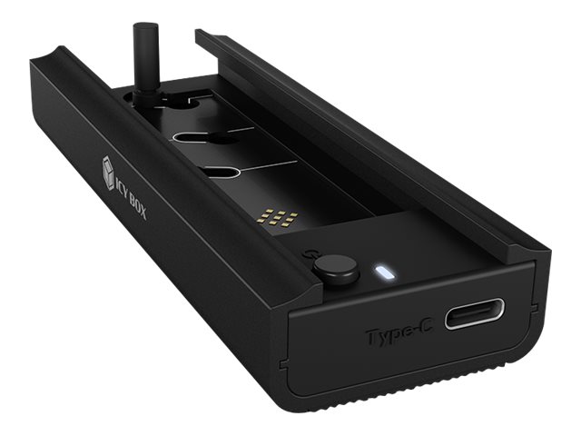 ICY BOX IB-180MC-C31 DockingStation M.2 NVMe und SATA SSD Hostanschluss ueber USB 3.2 Gen 2 Type-C oder Type-A bis zu 10 Gbit
