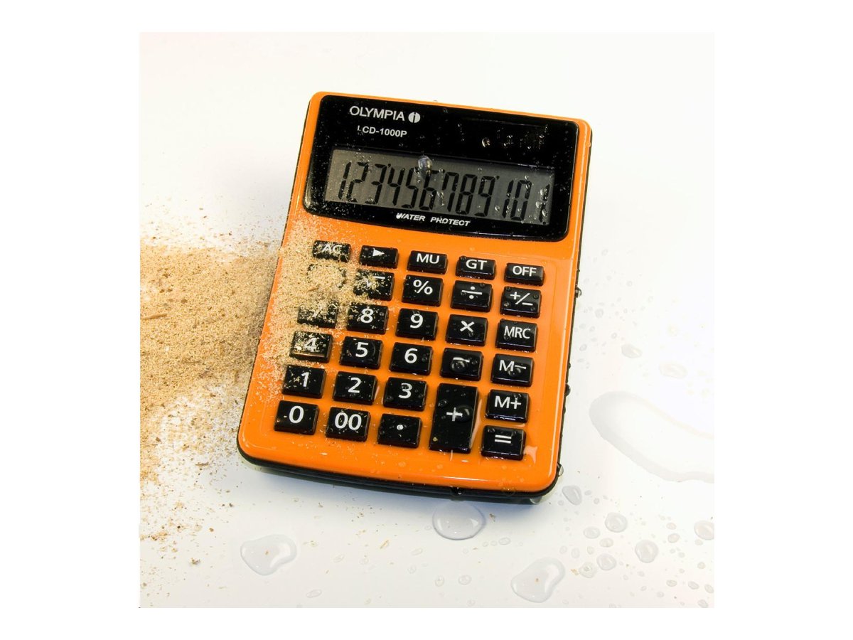 OLYMPIA LCD-1000P Tischrechner orange OLYMPIA LCD-1000P Tischrechner orange