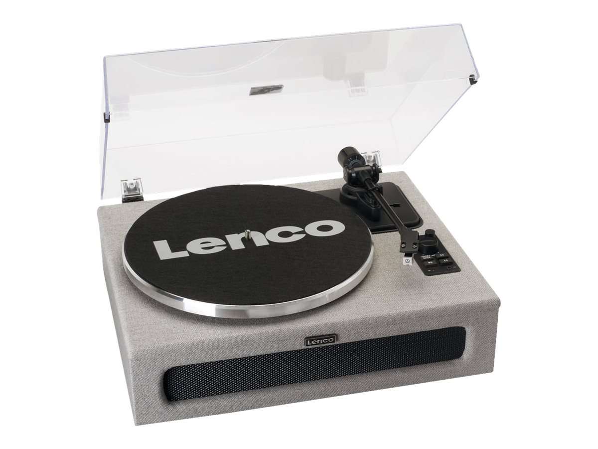 LENCO LS440GY Plattenspieler mit 4 Lautsprechern