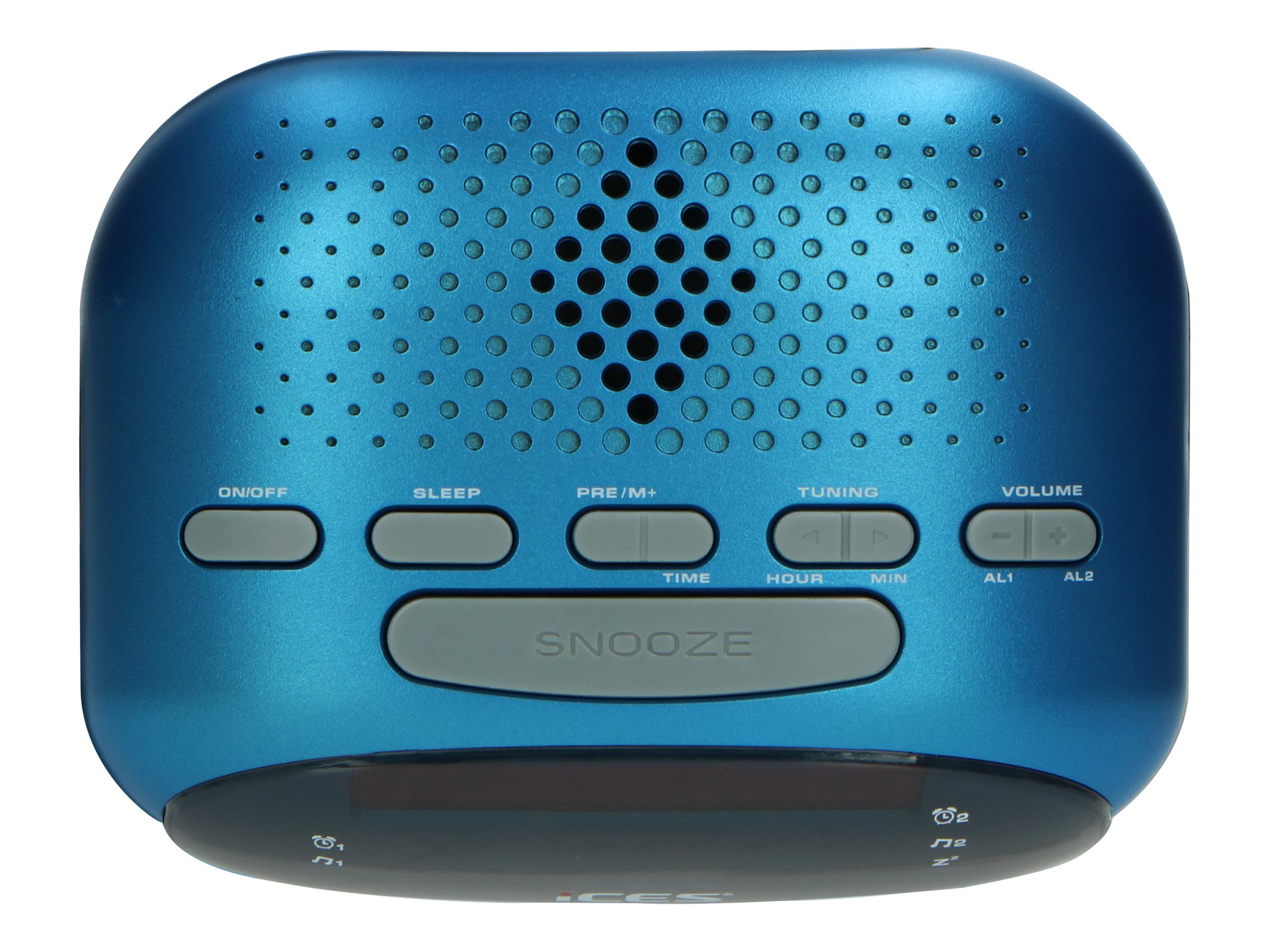 LENCO ICR210 FMUhrenradio Radiowecker, blau