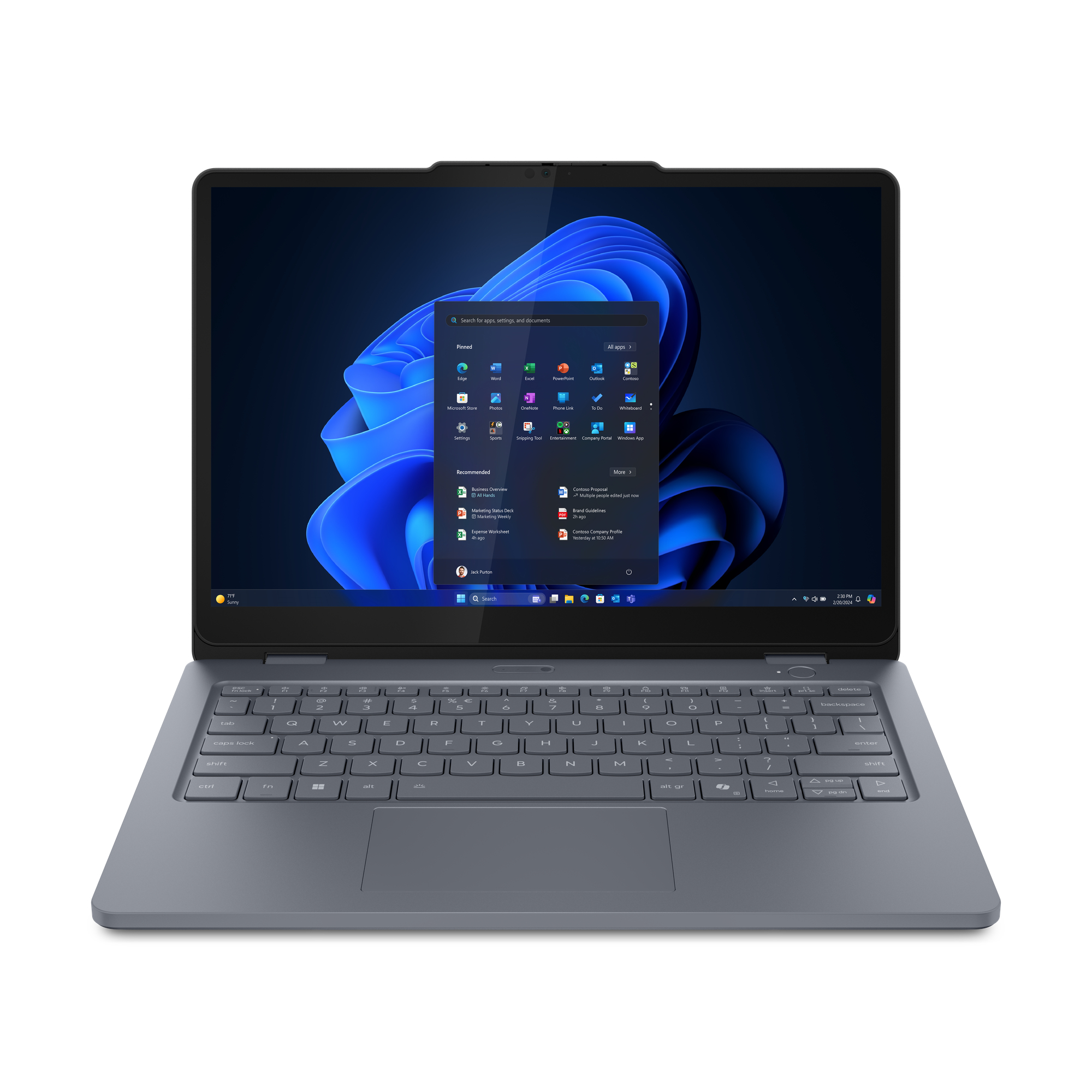 LENOVO 13w 2in1 G3 Intel Core 5 120U 33,78cm 13,3Zoll WUXGA 16GB 512GB SSD UMA W11P No WWAN Integrat Pen Touch Luna Grey TopSeller