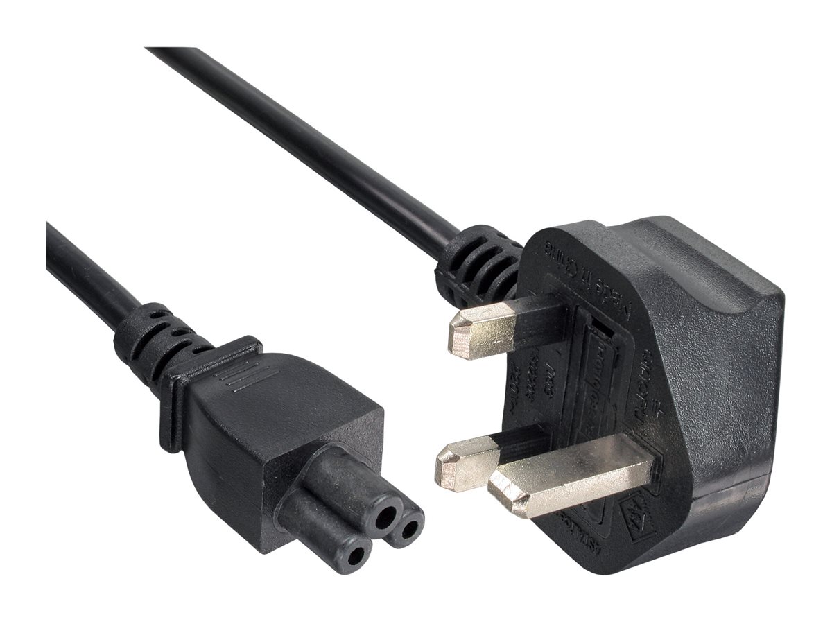 INLINE Netzkabel fuer Notebook England 3pol Kupplung 2m