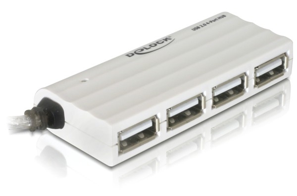Delock USB 2.0 Externer Hub 4 Port