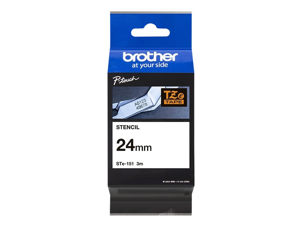 STE151 BROTHER PT Schriftband 24mm weiss