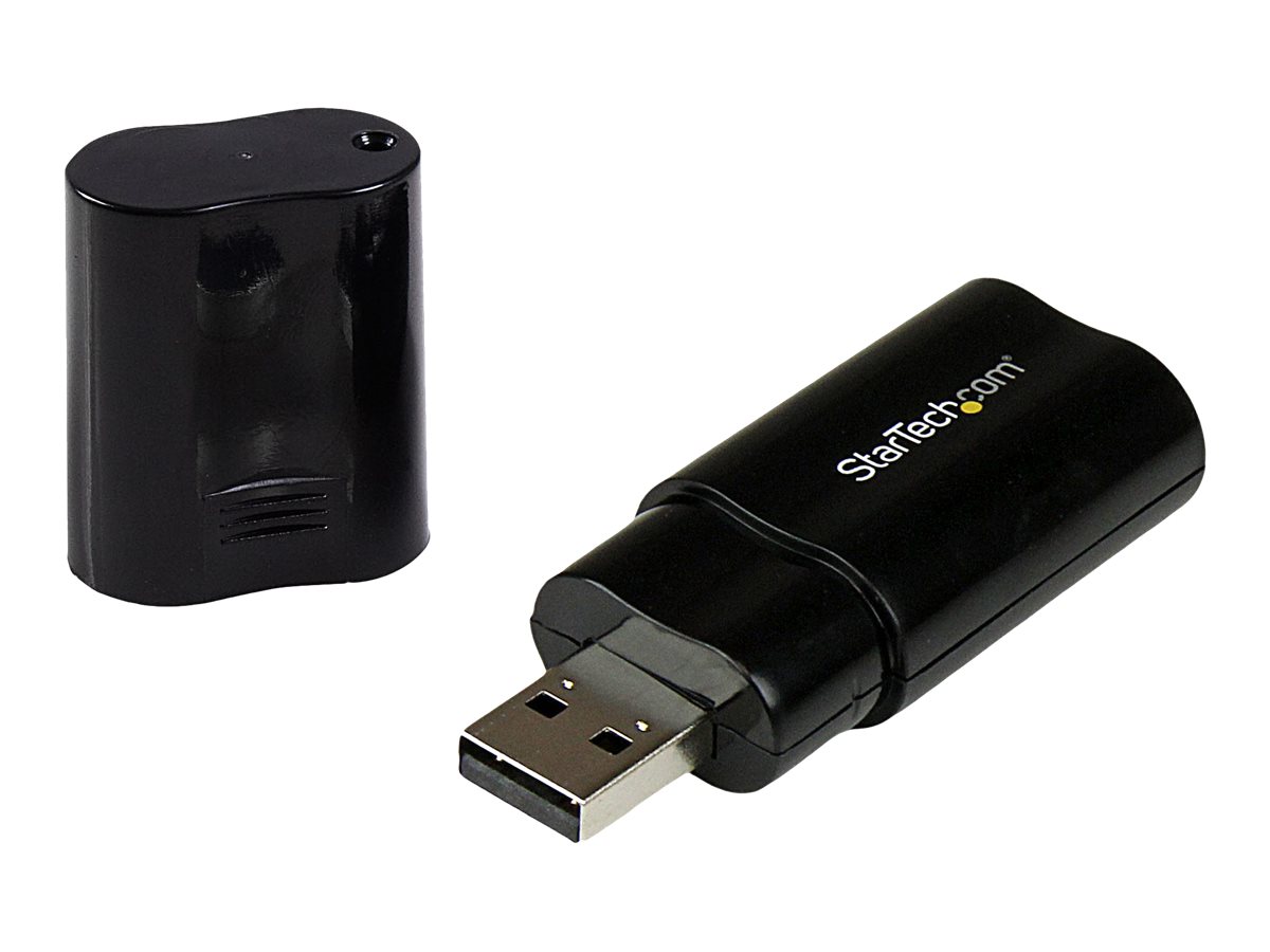 StarTech.com USB Audio Adapter Schwarz