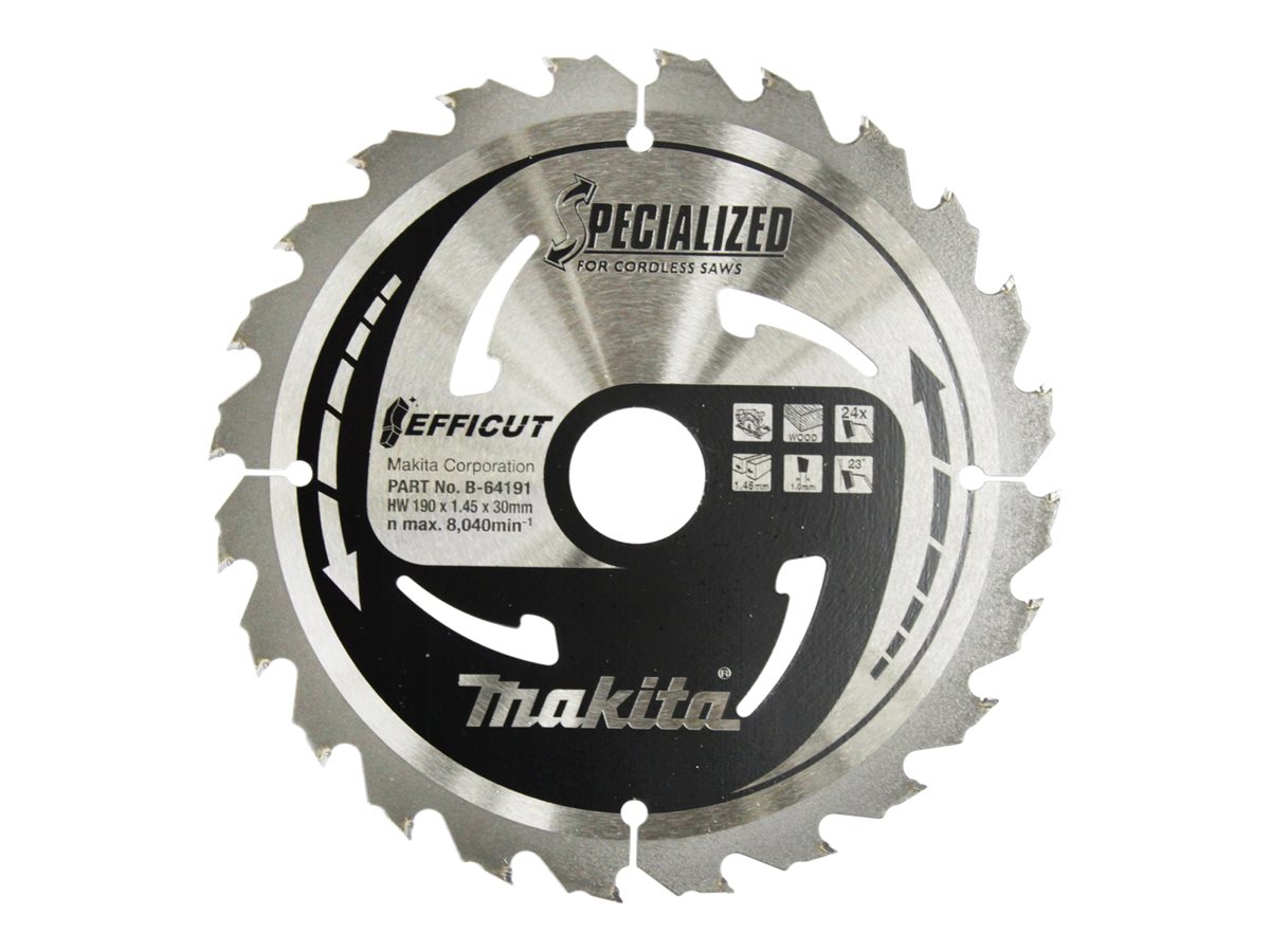 makita B-64191 EFFICUT KreissÃ¤geblatt 190,0 mm, 24 ZÃ¤hne