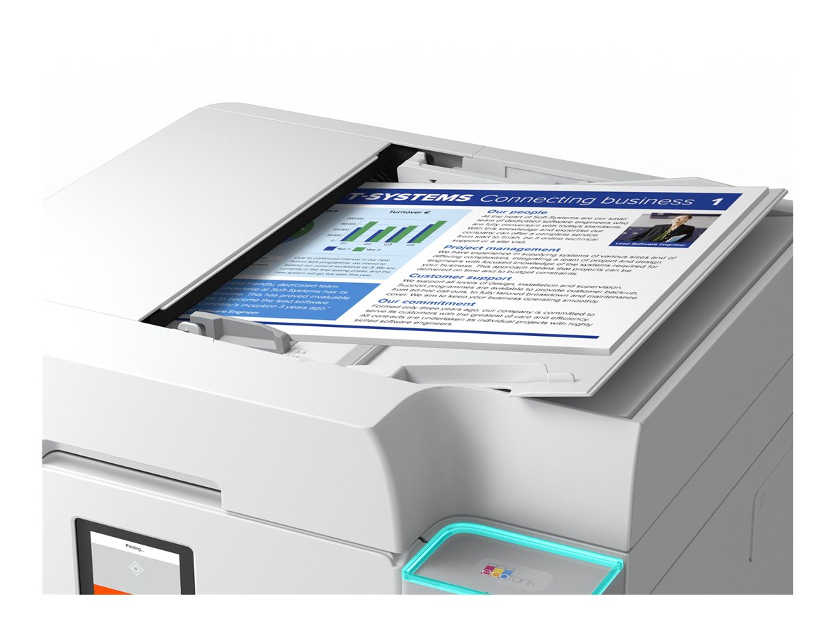 EPSON EcoTank ET4956 4 in 1 TintenstrahlMultifunktionsdrucker weiss