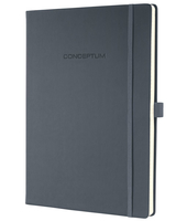 SIGEL Notizbuch Conceptum® ca. DIN A4 liniert, dunkelgrau Hardcover 194 Seiten SIGEL Notizbuch Conceptum® ca. DIN A4 liniert, dunkelgrau Hardcover 194 Seiten