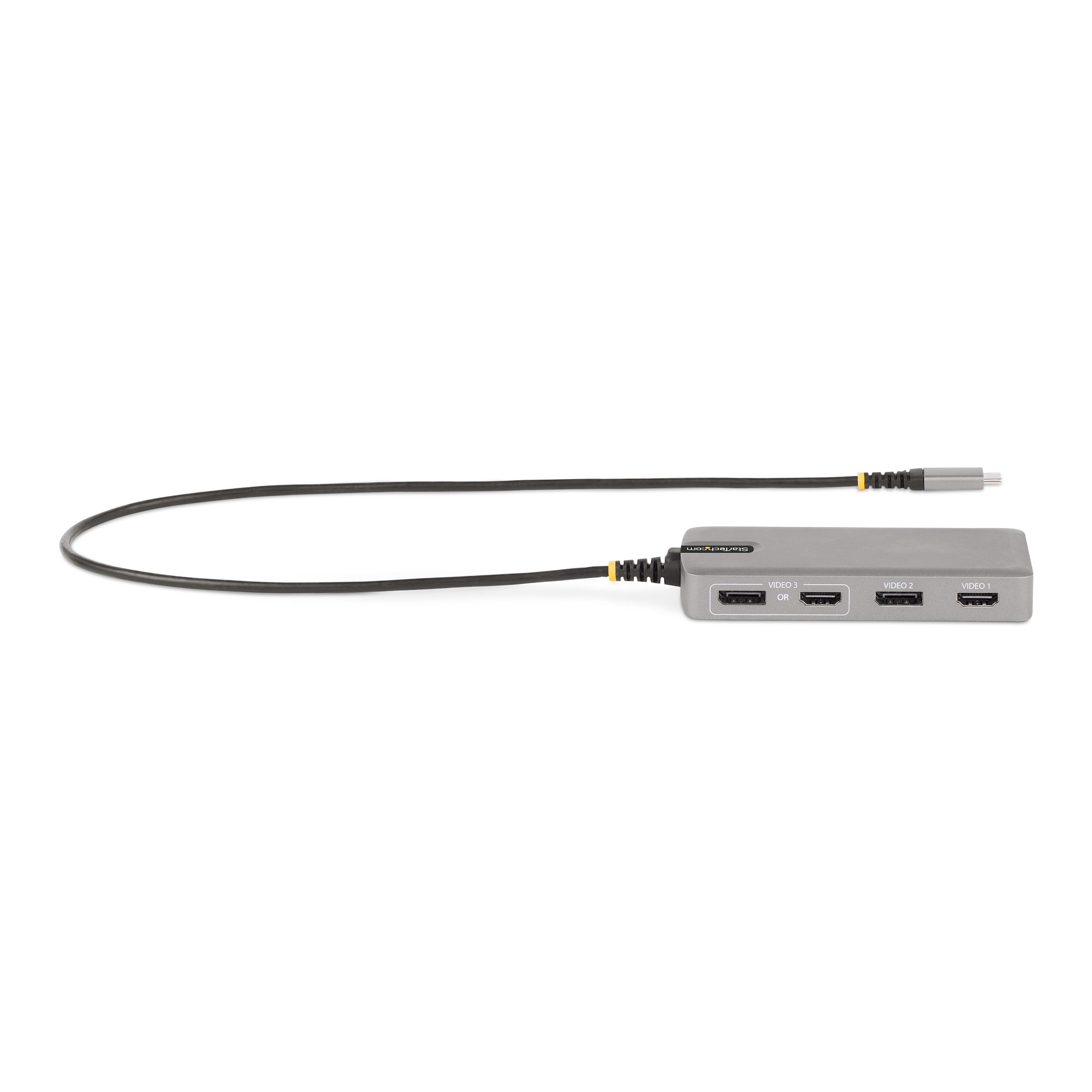 STARTECHCOM USBC Multiport Adapter 3monitor Laptop Dockingstation 3x 4K HDMI amp DP 3x USBA 100W PD GbE Reisedock TB3TB4 Dock