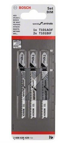 Bosch PRO Laminat Stichsägeblätter-Set 3 St