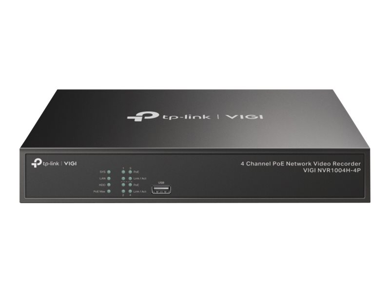 Omada VIGI NVR1004H-4P 4 Kanal PoE Netzwerk Video Recorder Omada VIGI NVR1004H-4P 4 Kanal PoE Netzwerk Video Recorder