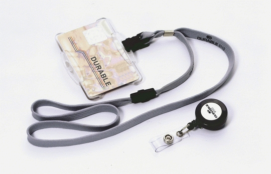 DURABLE Ausweishalter Jojo anthrazit 10 St.