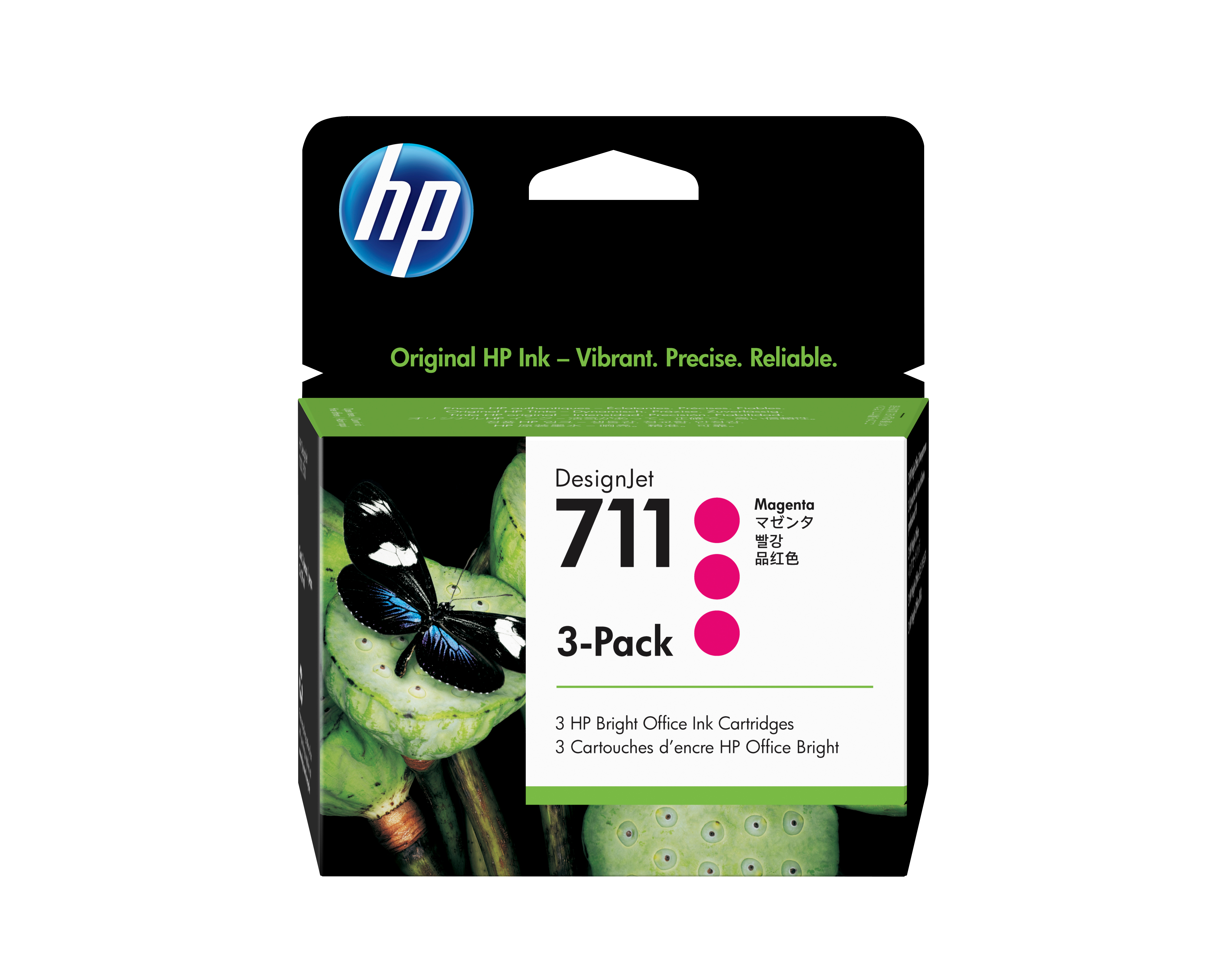 HP 711CZ135A magenta Druckerpatronen, 3erSet