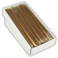 12 STARPAK Kerzen gold 12 STARPAK Kerzen gold