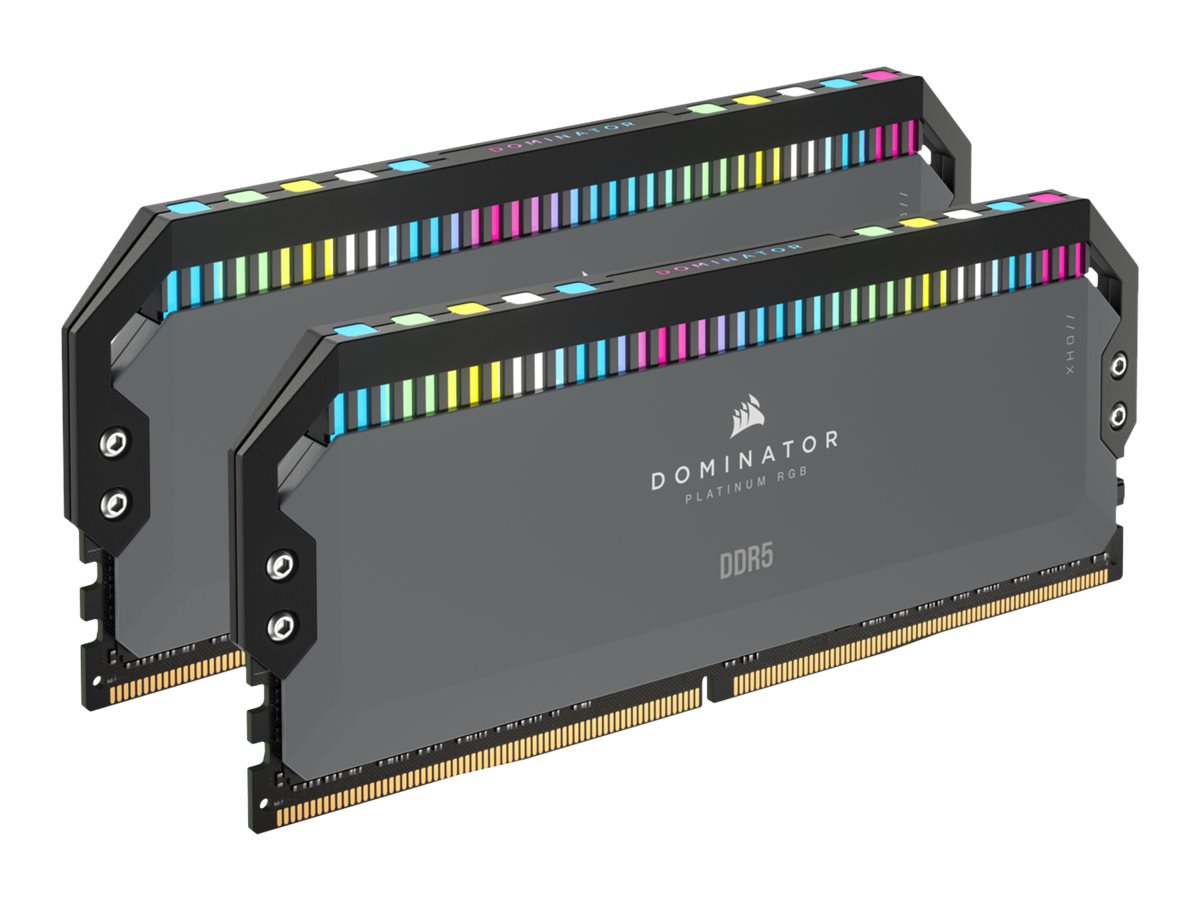 CORSAIR RAM Dominator Platinum RGB - 32 GB (2 x 16 GB Kit) - DDR5 6000 DIMM CL30