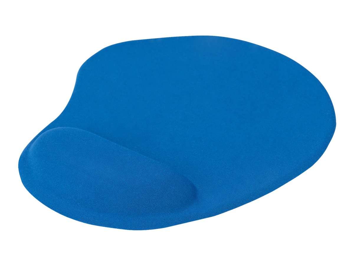 Digitus Mauspad mit Handballenauflage ergonomisch blau