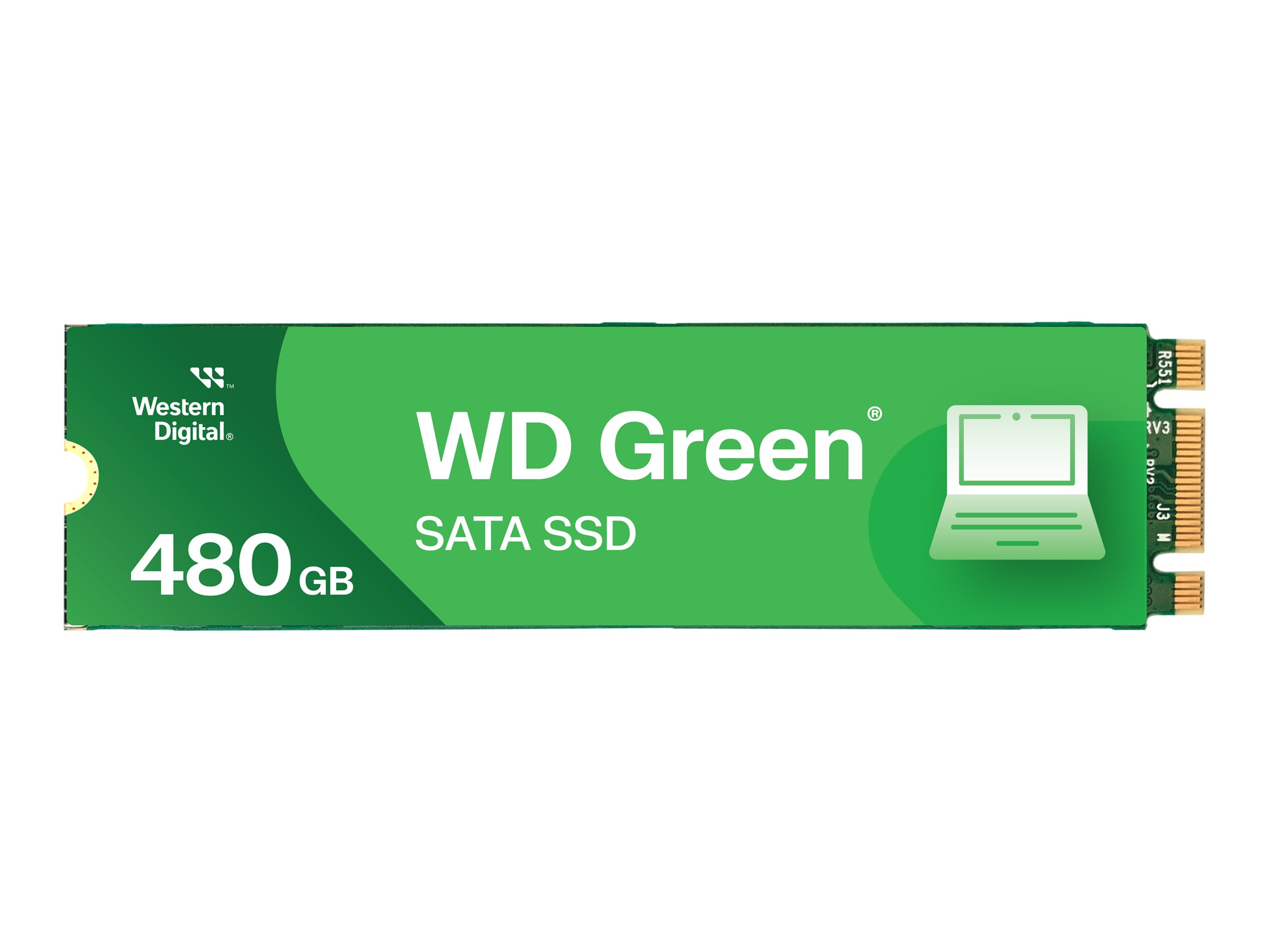 WD Green SATA 480GB Internal SSD Solid State Drive - SATA 6Gb/s M.2 2280 - WDS480G3G0B WD Green SATA 480GB Internal SSD Solid State Drive - SATA 6Gb/s M.2 2280 - WDS480G3G0B