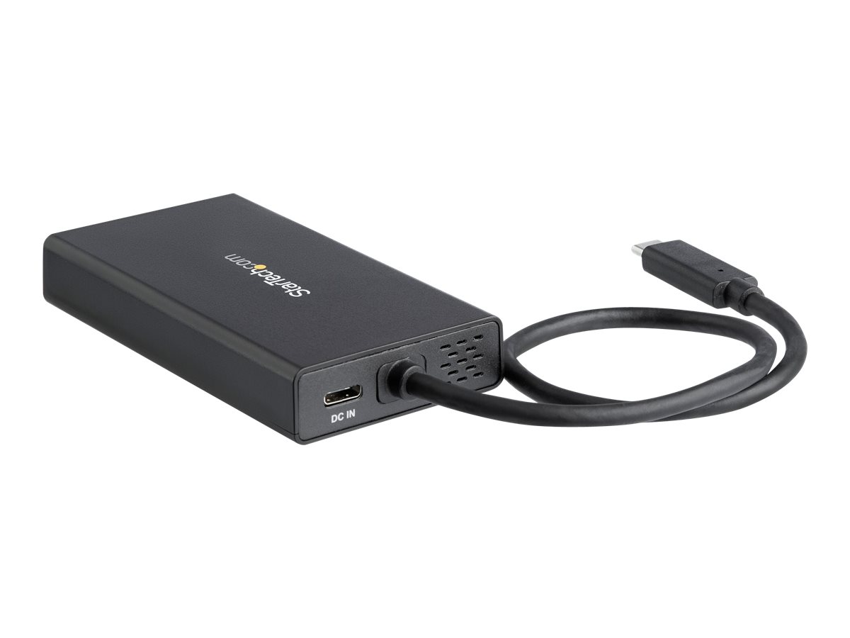 STARTECH.COM USB-C Multiport Adapter - mit Power Delivery USB PD - USB Type C zu 4K HDMI USB 3.0 Gigabit Ethernet Hub