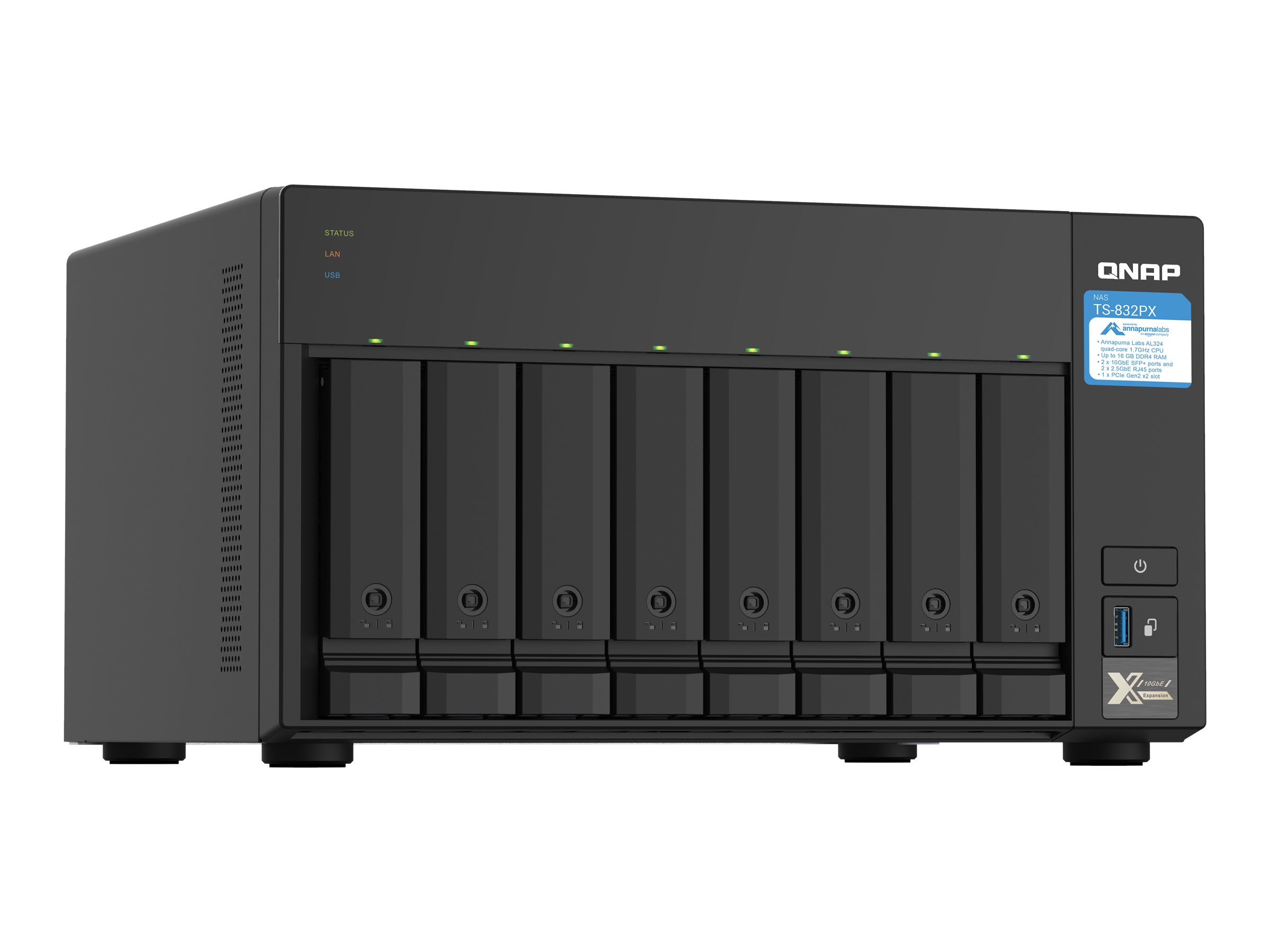 8Bay QNAP TS832PX4G