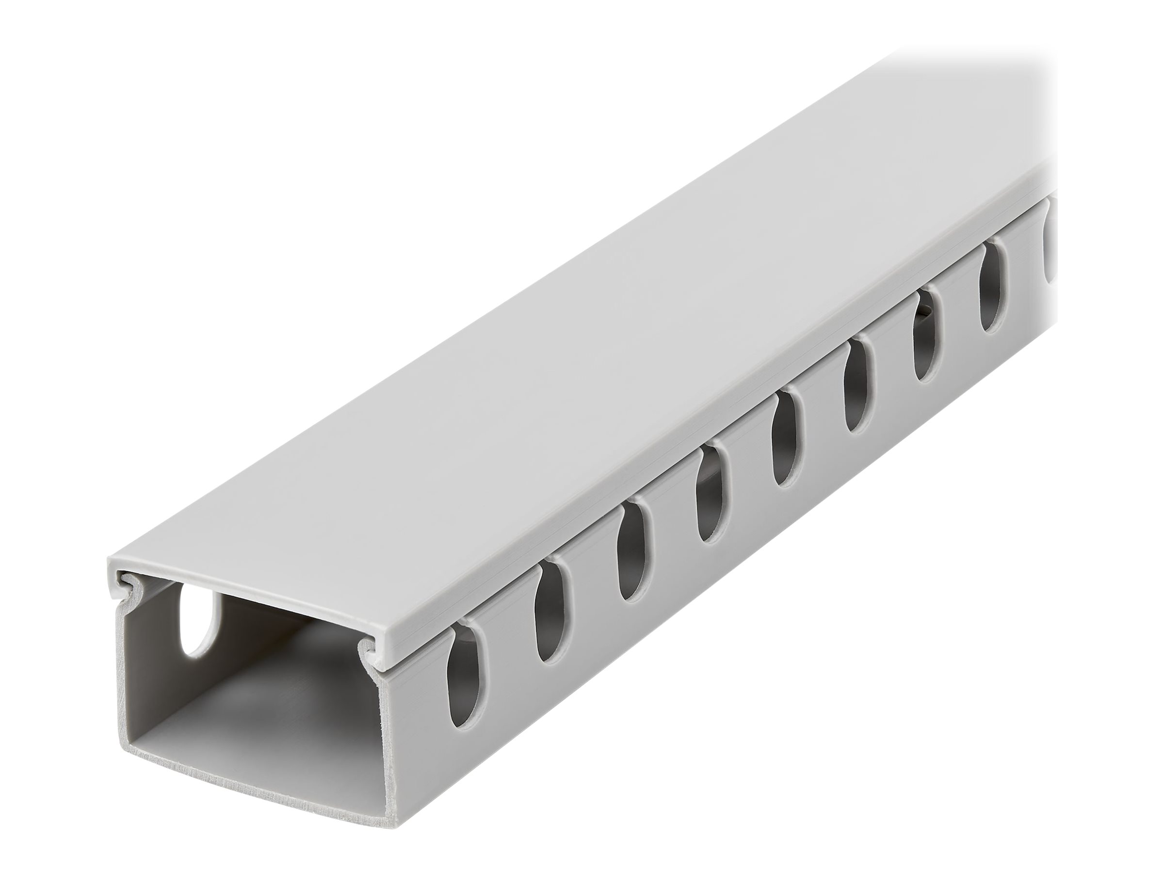 STARTECH.COM 2m Verdrahtungskanal - 38x25mm - Kabelkanal mit 8mm Schlitze - PVC-Netzwerkkabelabdeckung - bis zu 20 Kabel STARTECH.COM 2m Verdrahtungskanal - 38x25mm - Kabelkanal mit 8mm Schlitze - PVC-Netzwerkkabelabdeckung - bis zu 20 Kabel
