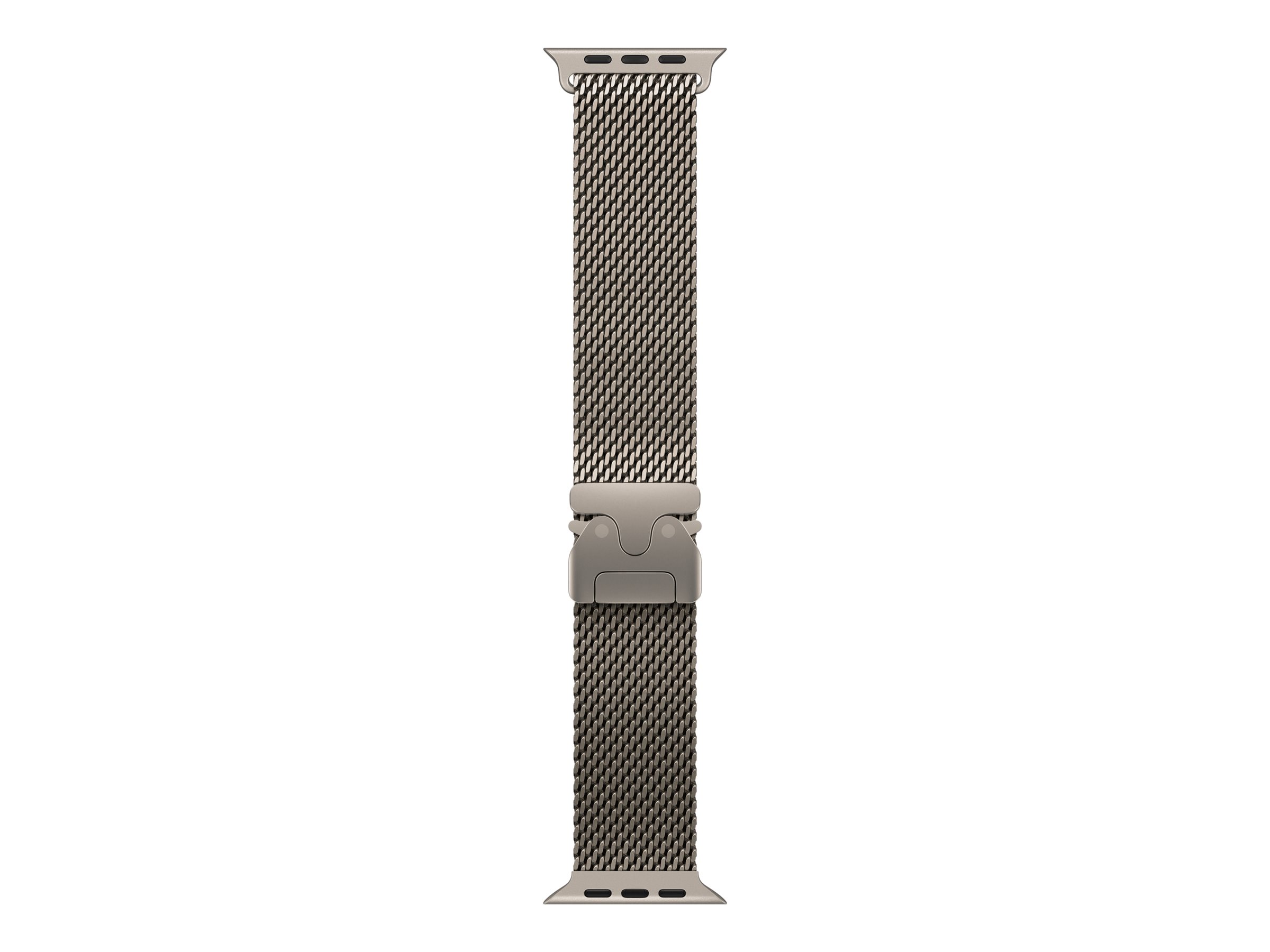 APPLE 49mm Natural Titanium Milanese Loop Large