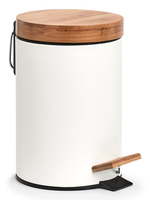 Zeller Kosmetikeimer 3,0 l Bambus, weiss Zeller Kosmetikeimer 3,0 l Bambus, weiss