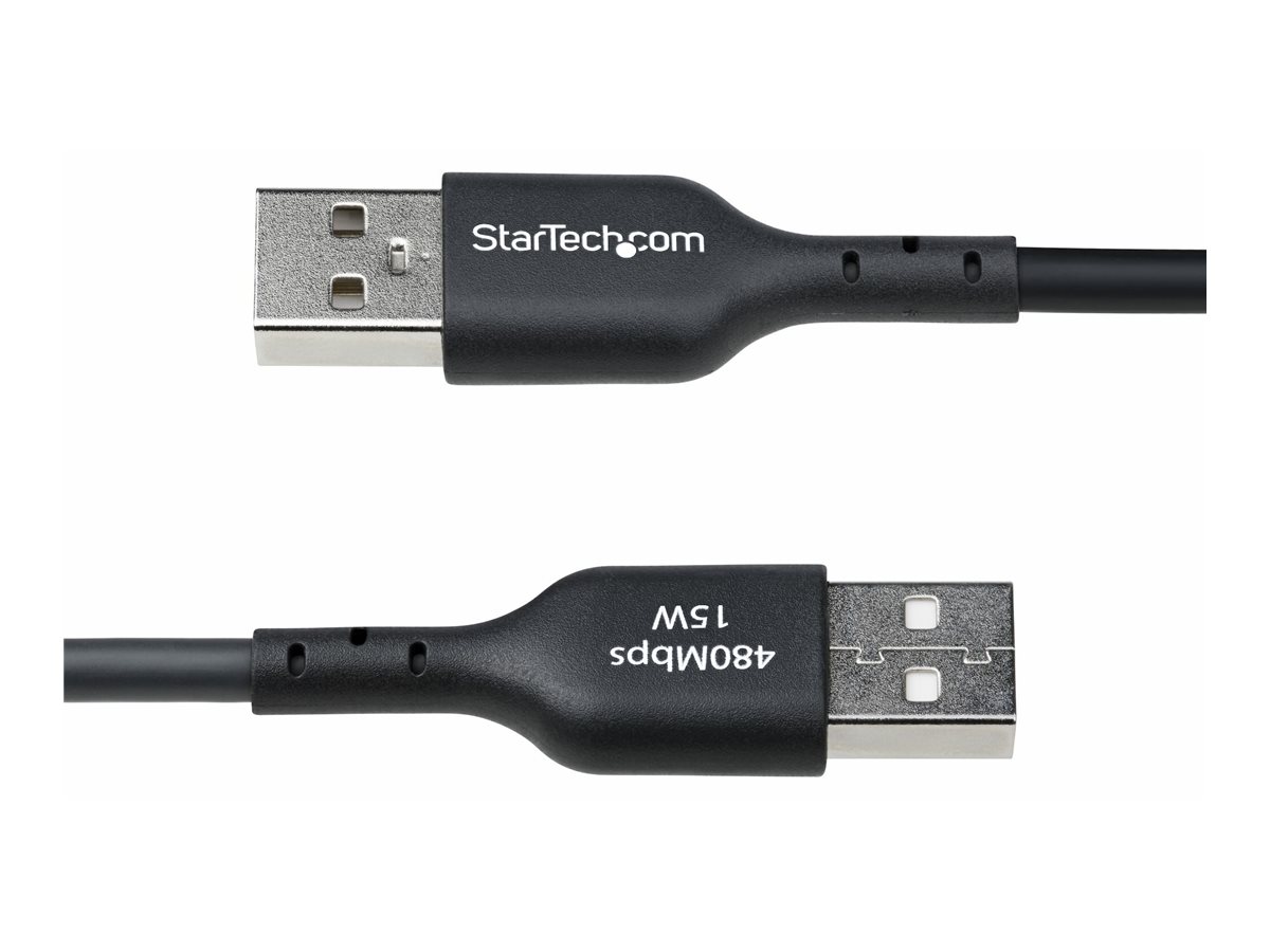STARTECH.COM 3m USB-A auf USB-C Ladekabel USB-A auf Typ-C Ladekabel 3A Schnellladekabel USB 2.0 Datenubertragung Schwarz