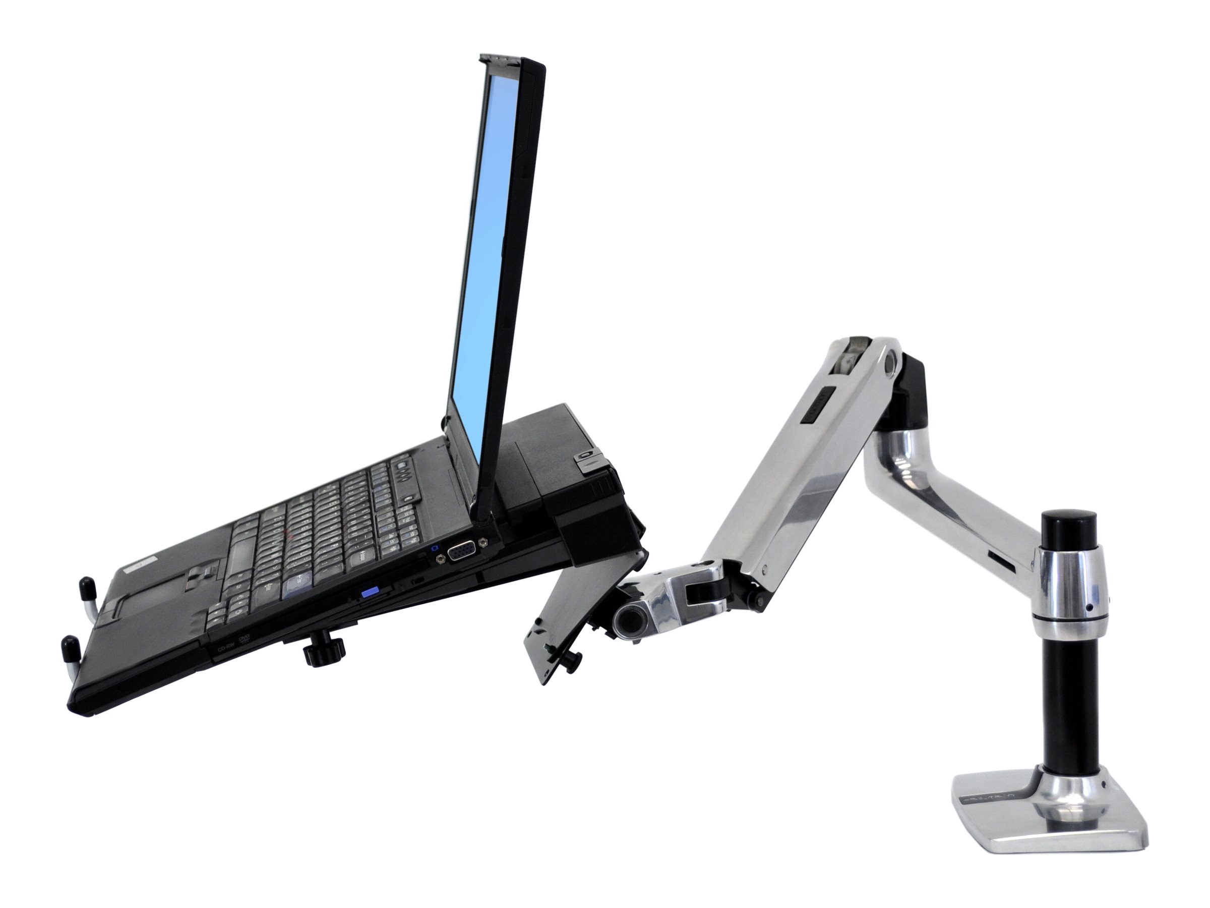 ERGOTRON LX Notebookablage verstellbare seitliche offene Montageplatte schwarz fuer LX Arme