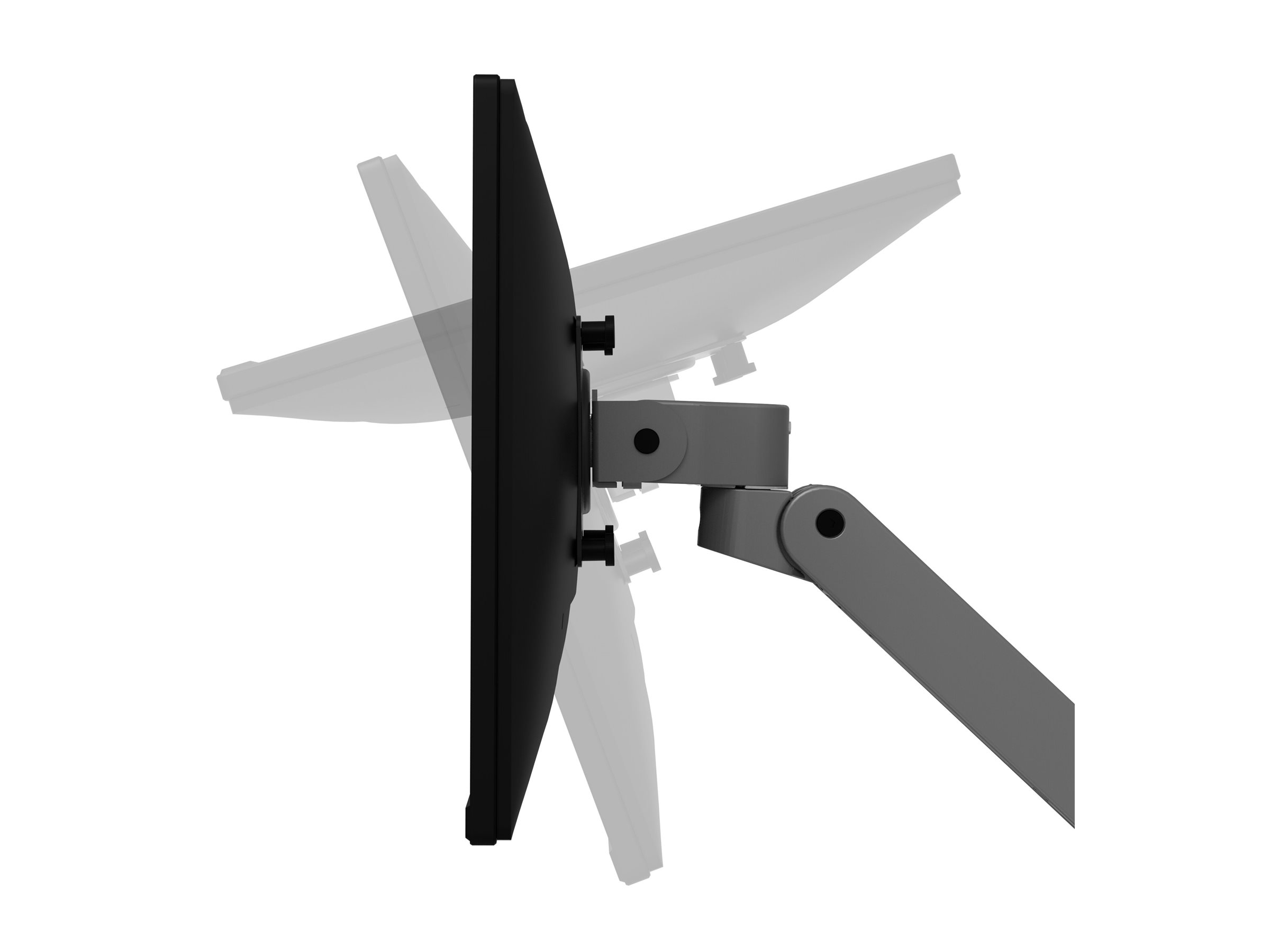 ERGOTRON LX Pro Monitor Arm, Wandhalterung fuer Monitore bis 34, 1,810 kg, VESA, Constant Force Technologie grau
