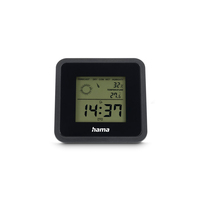 hama Borneo Thermometer schwarz hama Borneo Thermometer schwarz