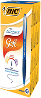 BIC Kugelschreiber ATLANTIS Soft blautransparent, Schreibfarbe blau, 1 St