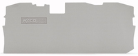 Wago Abschluss-/Zwischenplatte 2010-1391 3Leiter 10qmm grau