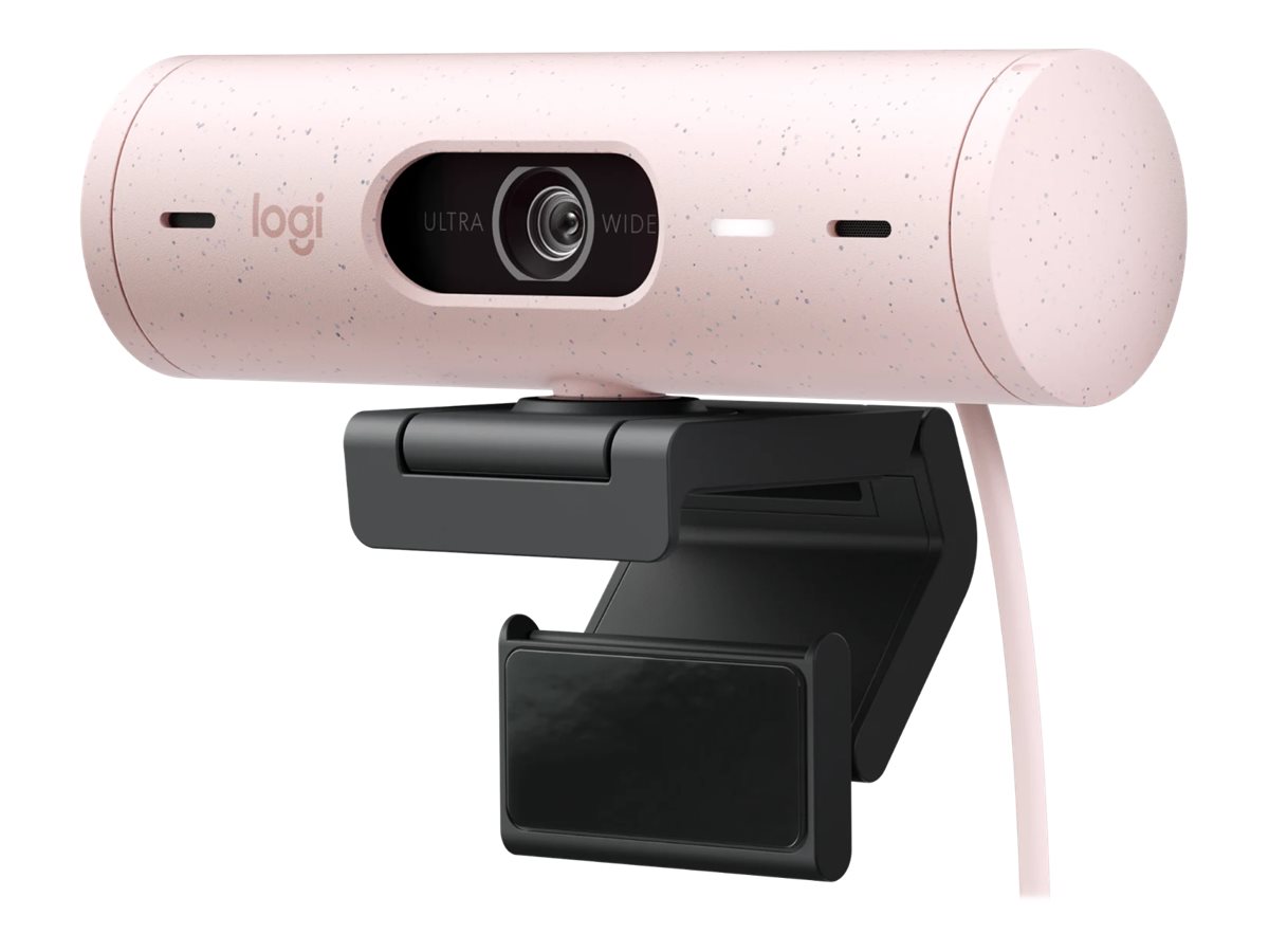 LOGITECH BRIO 500 FULL HD WEBCAM ROSA