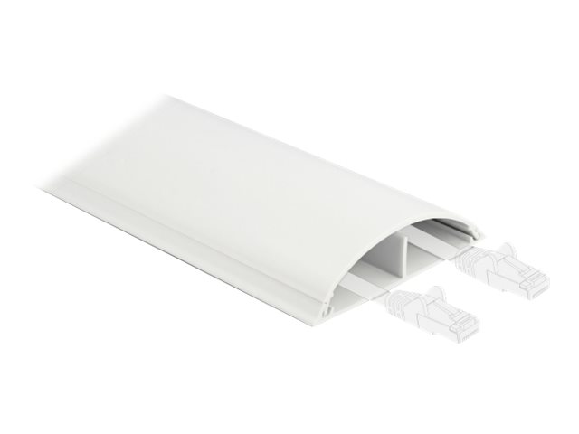 Delock Kabelkanal selbstklebend 89 x 21 mm Laenge 1 m weiss