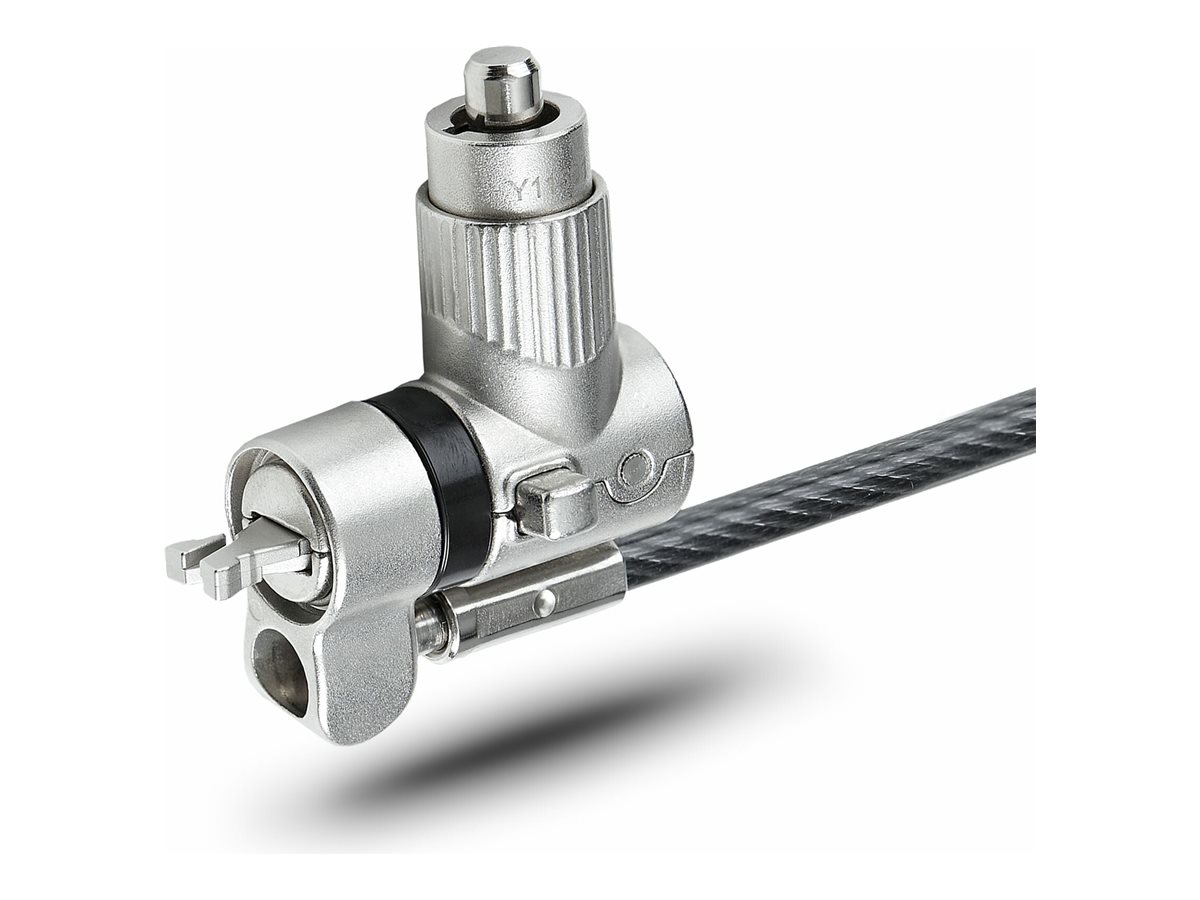 STARTECHCOM Universal Laptop Lock 66ft Security Cable For Notebook Compatible w Noble WedgeNanoKSlot Keyed Locking Cable