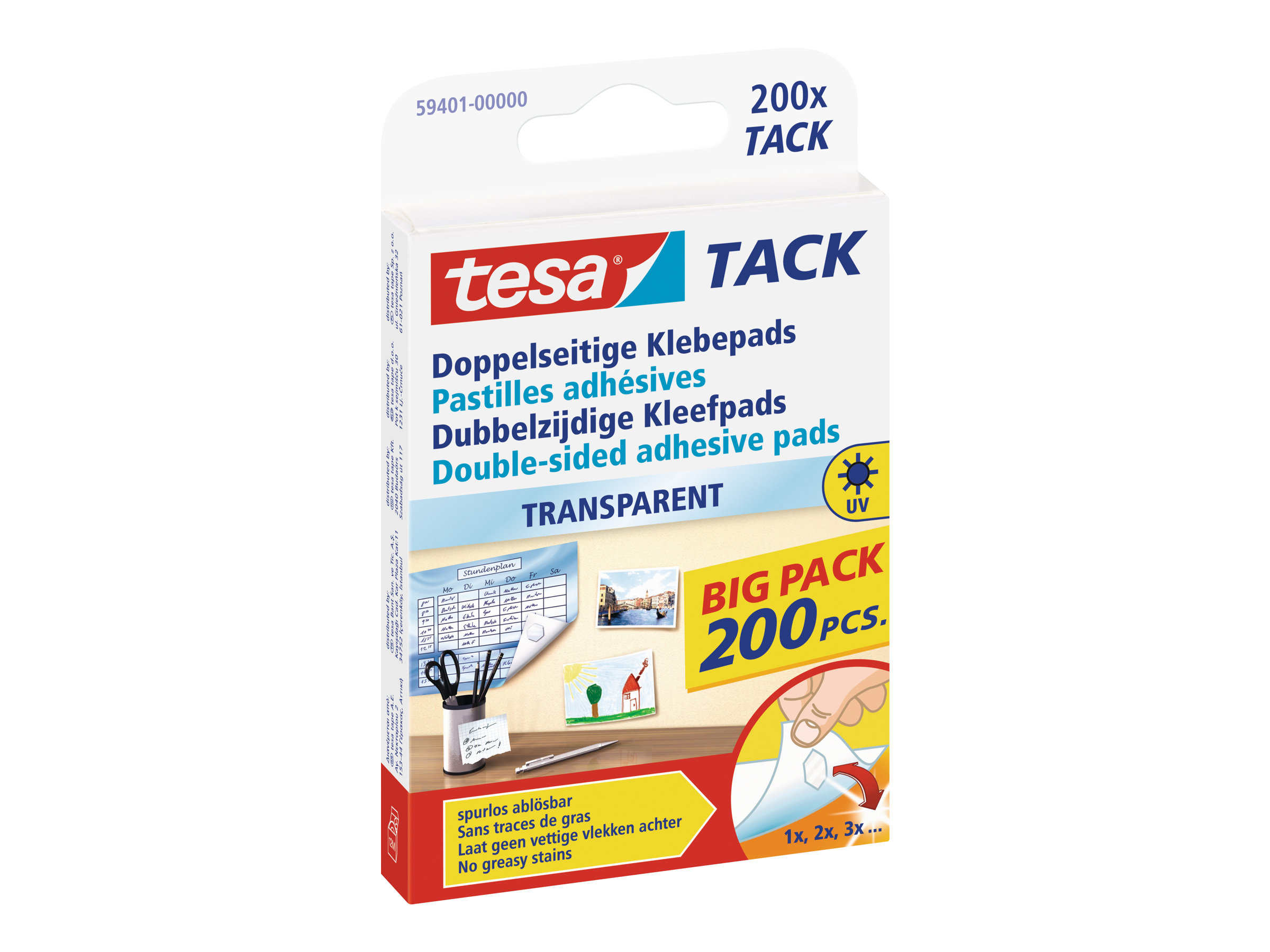 59401-00000-01 TESA Tack Klebepads (200) 59401-00000-01 TESA Tack Klebepads (200)