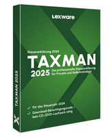 LEXWARE TAXMAN 2025 (fuer das Steuerjahr 2024) Software Vollversion (PKC) LEXWARE TAXMAN 2025 (fuer das Steuerjahr 2024) Software Vollversion (PKC)
