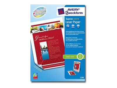 AVERY Zweckform Fotopapier 1298 DIN A4 glaenzend 170 g/qm 150 Blatt AVERY Zweckform Fotopapier 1298 DIN A4 glaenzend 170 g/qm 150 Blatt
