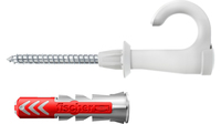 fischer EasyHook Round - DuoPower 8x40 2K 564171 Dübel mit Schrauben, 25 St. fischer EasyHook Round - DuoPower 8x40 2K 564171 Dübel mit Schrauben, 25 St.