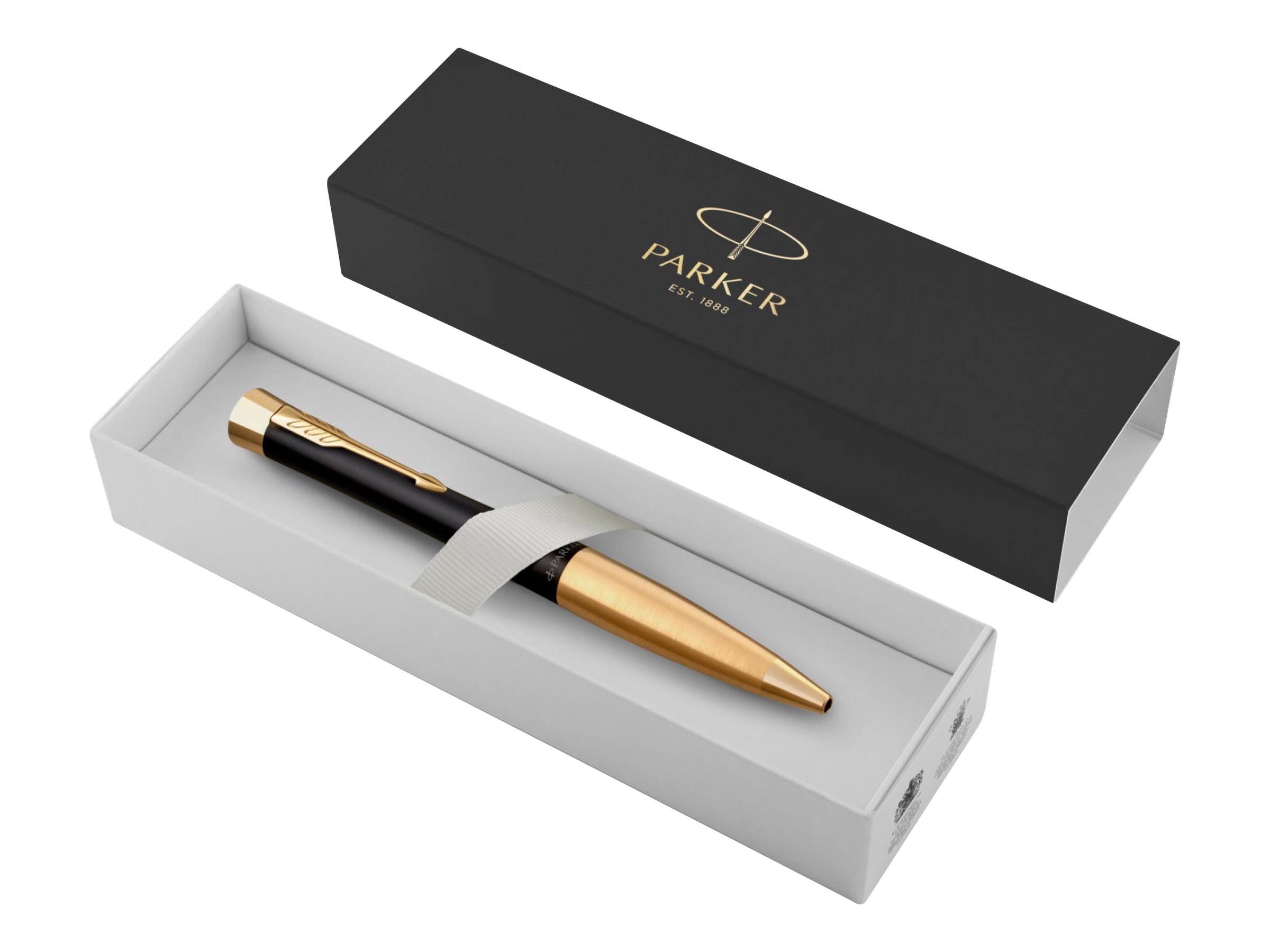 Parker 2143640 Urban Twist-Kugelschreiber, Mattschwarz mit goldenen Zierteilen Parker 2143640 Urban Twist-Kugelschreiber, Mattschwarz mit goldenen Zierteilen