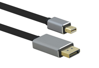 helos Anschlusskabel, mini DisplayPort St./DP St., PREMIUM 8K, 1,0m, schwarz helos Anschlusskabel, mini DisplayPort St./DP St., PREMIUM 8K, 1,0m, schwarz