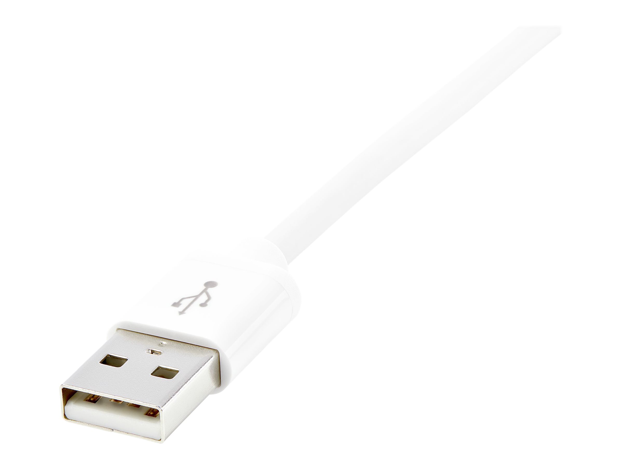 StarTech.com 2m Apple 8 Pin Lightning Connector auf USB Kabel - Weiß - USB Kabel für iPhone / iPod / iPad - Ladekabel / Datenkabel - Lightning-Kabel - Lightning / USB - 2 m