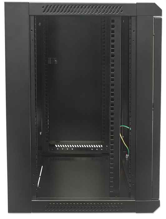 INTELLINET 48,3cm Wandverteiler 6 HE 450mm tief 19 Zoll HxBxT 370x 570 x 450 mm unmontiert schwarz