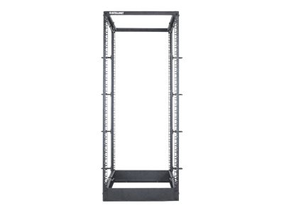 INTELLINET 48,3cm 19Zoll Laborgestell 26HE 4-Pfosten HxBxT 1296 x 515 x 559mm unmontiert schwarz