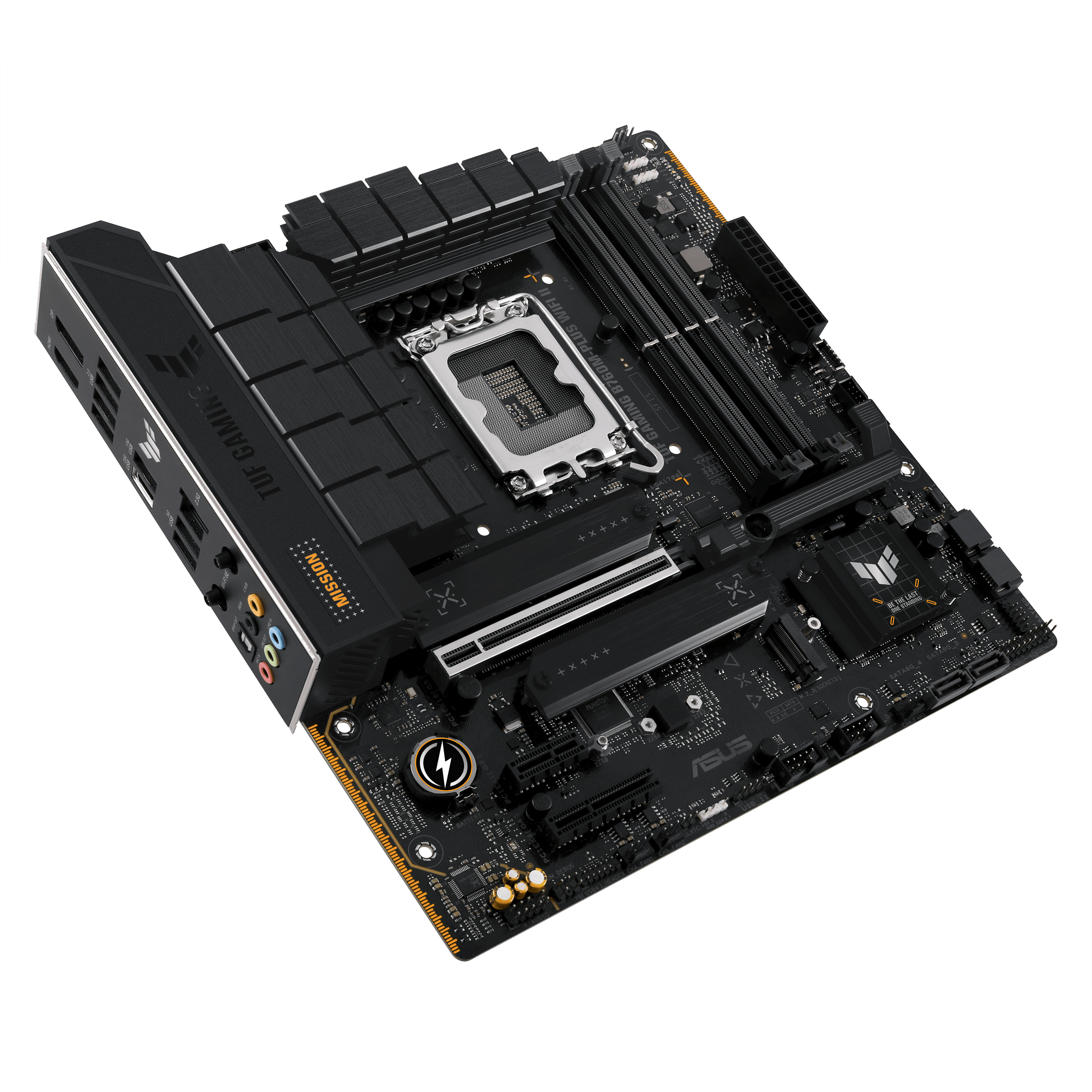 ASUS TUF GAMING B760MPLUS WIFI II LGA 1700 4xDDR5 microATX 4xSATA MB 1xHDMI 1xDP 3xM2
