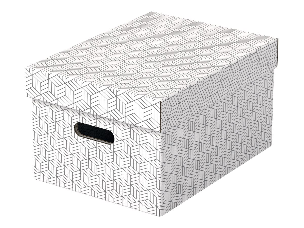 3 Esselte Home Aufbewahrungsboxen 17,5 l weiss 26,5 x 36,5 x 20,5 cm