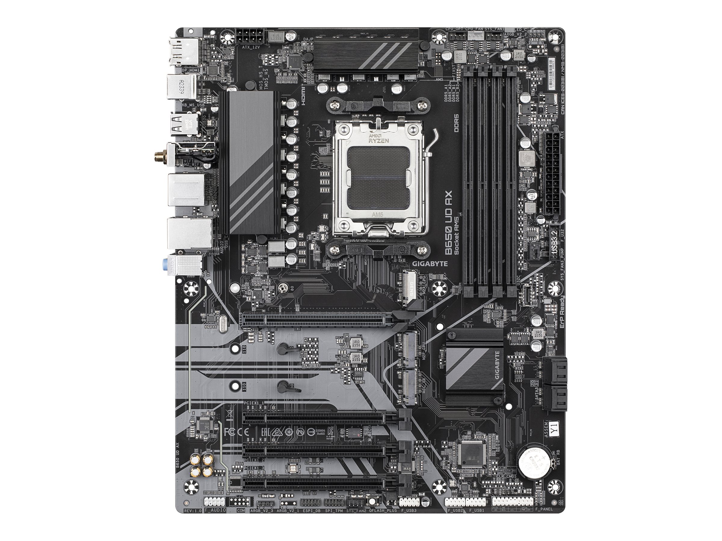 GIGABYTE B650 UD AX AM5 4xDDR5 4xSATA 3xM2