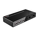 2 Port KVM Switch HDMI 4K60, USB 2.0 & Audio