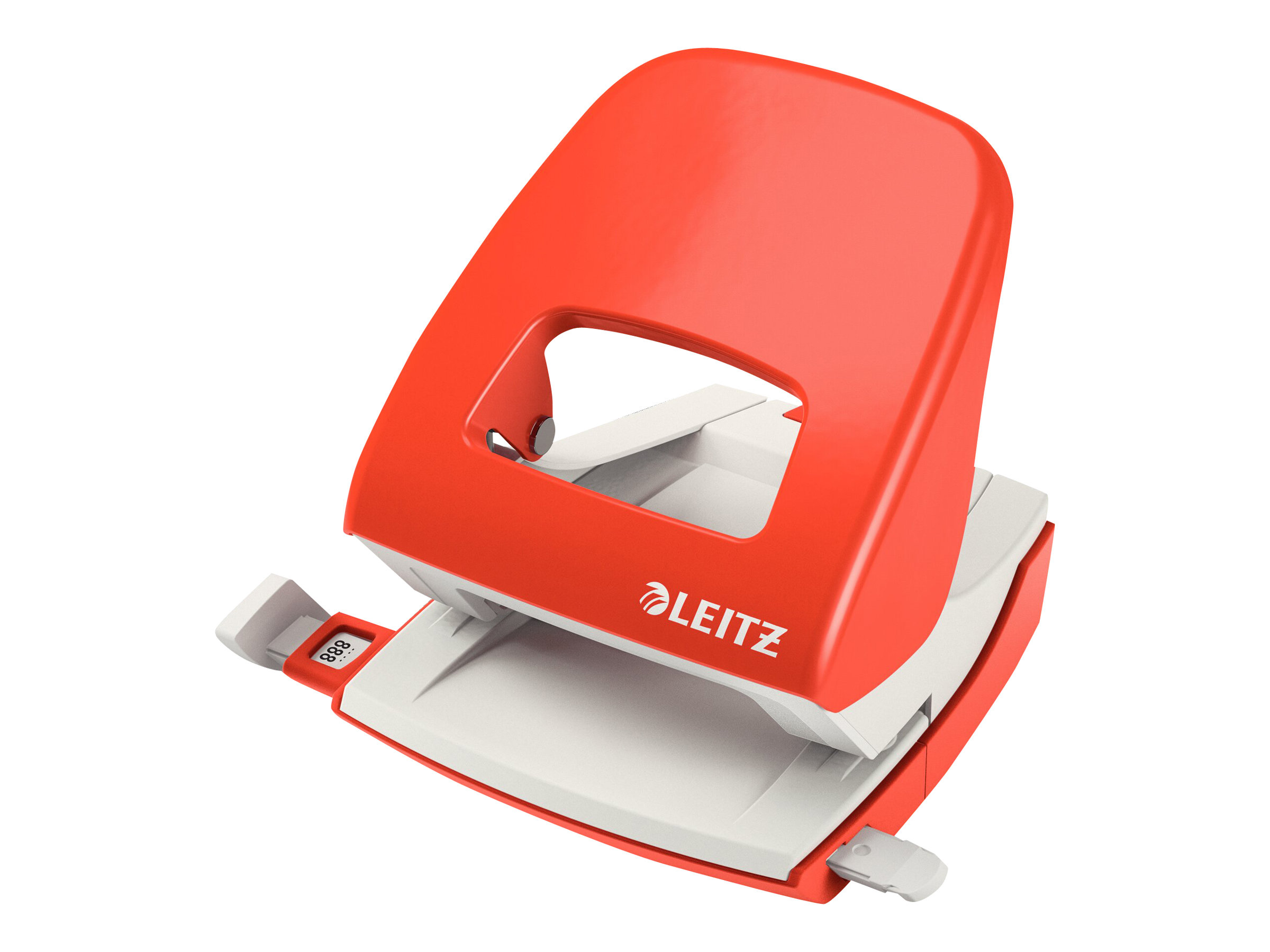 LEITZ Locher NeXXt 5008 hellrot, 1 St